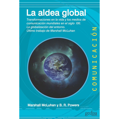 La Aldea Global, De Mcluhan, Marshall. Editorial Gedisa, Tapa Blanda En Español