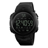 Smartwatch Skmei 1301 Caja De  Abs  Black, Malla  Black De  Pu