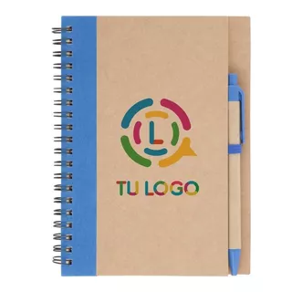 10 Cuadernos A5 Eco Personalizados Con Logo Full Color 