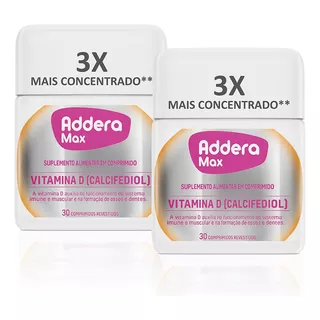 Kit Supl. Alimentar Vitamina D Addera Max 30 Comprimidos