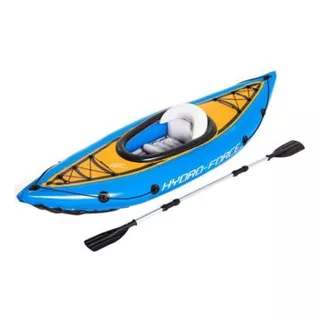 Kayak Inflable Bestway Gomón Con Remo + Inflador Cs
