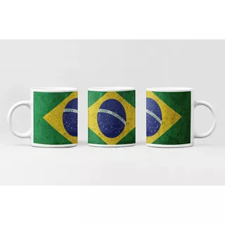 Caneca Bandeira Do Brasil Modelo 2