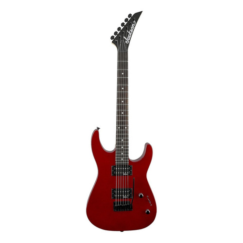 Guitarra eléctrica Jackson JS Series JS11 dinky de álamo metallic red metalizado con diapasón de amaranto
