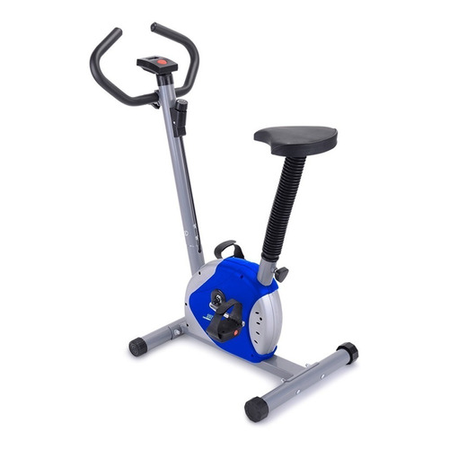 Bicicleta fija Smart Tech RB-EB0024 tradicional color azul y plateado