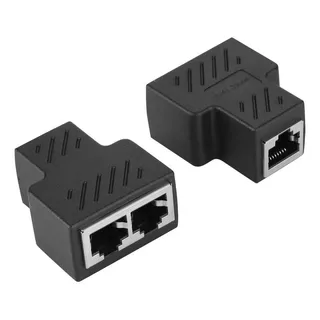 Lan Ethernet Red Rj45 Plug Divisor Extensor 4 Piezas