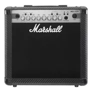 Amplificador Marshall Mg Carbon Fibre Mg15cfx Transistor Para Guitarra De 15w Color Negro 220v