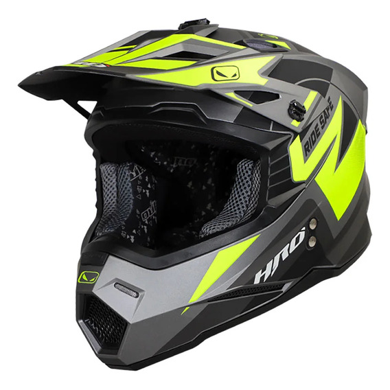 Casco  Hro-mx03 Nezzus Gris Mat Ama