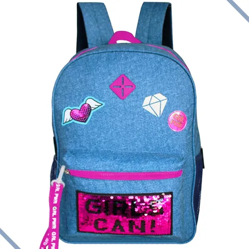 Mochila feminina jeans mercado livre 2025