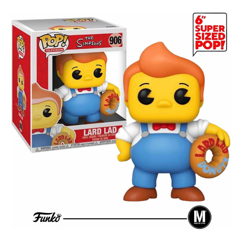 Funko Pop! The Simpsons - Lard Lad (chico Dona ) #906 6 