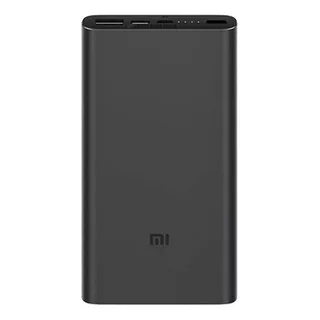 Xiaomi 10000mah Mi 18w Fast Charge Power Bank 3 (black) Color Negro