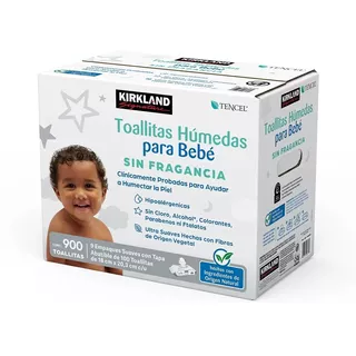 Toallas Para Bebe, Kirkland Signature Caja C/900 Piezas