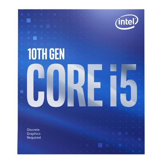 Procesador gamer Intel Core i5-10400F BX8070110400F de 6 núcleos y  4.3GHz de frecuencia