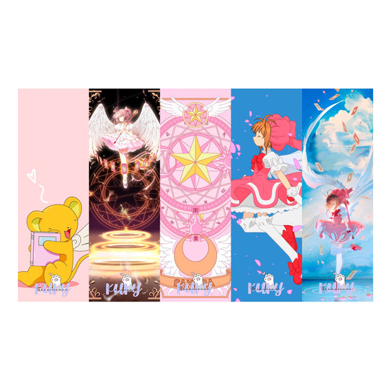 Pack 3 Separadores De Paginas Anime Sakura Card Captor