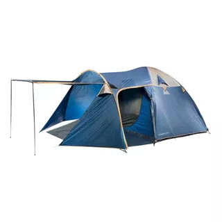 Carpa Doite Licanray Xr4 4 Personas 3000mm Camping Color Azul/gris