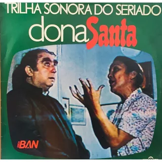 Lp Novela  Dona Santa - Seriado Dona Santa - Disco Ban Ferma