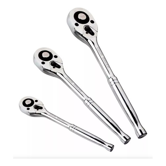 Herramienta De Llave Ratchets Half Ratchets De 1/2, 3/8 Y 1/