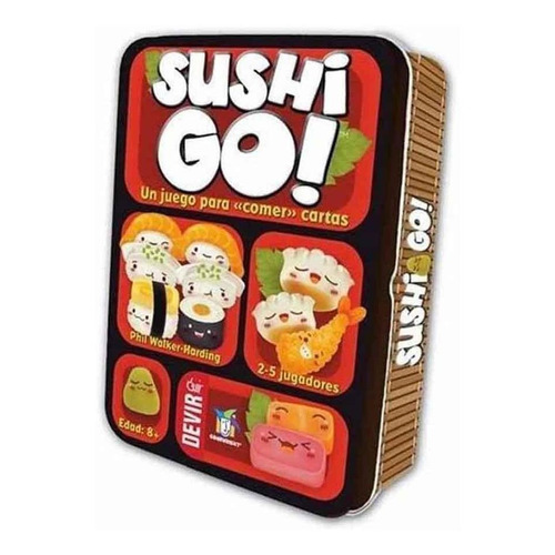 Juego De Mesa Gamewright Sushi Go Devir Destreza Español 