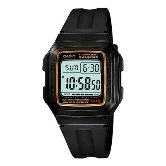 Reloj Para Hombre Casio F-201wa-9a Negro