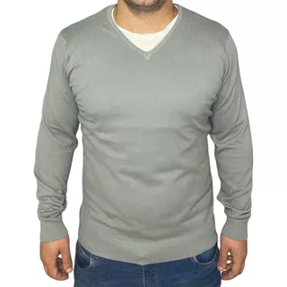 Sweater Escote V Entallado Elastizado Belvedere Art. 2926