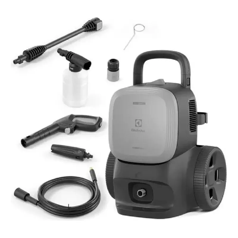 Lavadora de Alta Pressão Electrolux 1850PSI 1500W Potência com Aplicador de Detergente PowerWash EWS1850 Lava Jato Lava Car