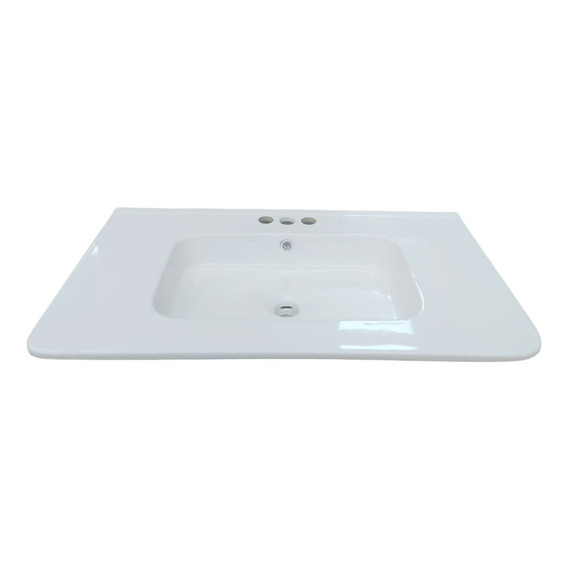 Lavabo Cerámico Blanco Empotrar Medida  81x46x13 Rebosadero