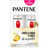 Kit Pantene Cachos Shampoo 350ml + Condicionador 175ml