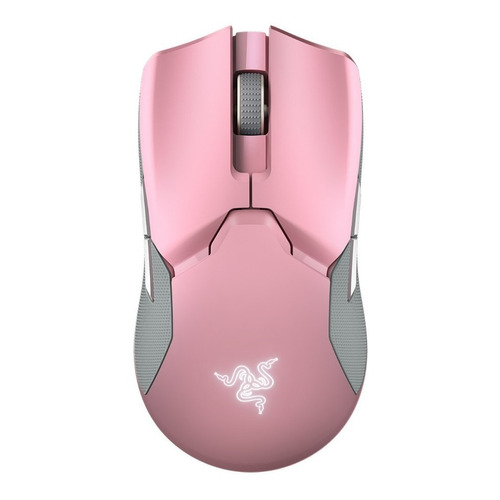 Mouse Gamer Razer Viper Ultimate Con Base Color Rosa