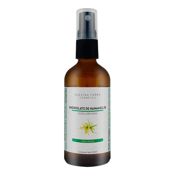 Hidrolato De Hamamelis Orgánico- Astringente-100ml Todo tipo de piel