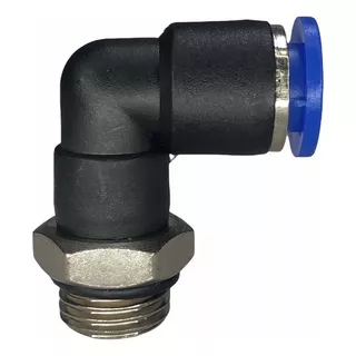 Conexão Pneumática Cotovelo Fluir Tubo 08mm X Rosca 1/4 Bsp