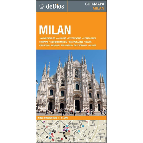 Guia Mapa Milan, De De Dios, Julian. Editorial De Dios Editores, Tapa Encuadernación En Tapa Blanda O Rústica En Español