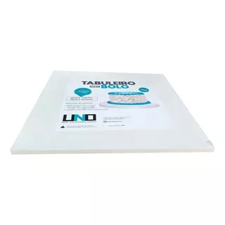 Tabuleiro Tábua Retangular Para Bolo Tabuleiros Uno 1410 Mdf Branco 50x40 Cm C 2