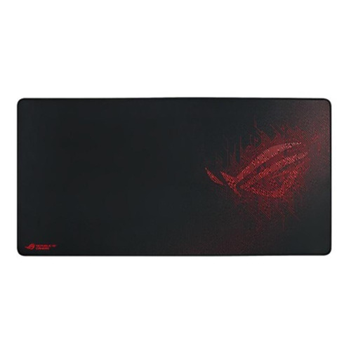 Mouse Pad gamer Asus Sheath ROG de goma xl 440mm x 900mm x 3mm black/red