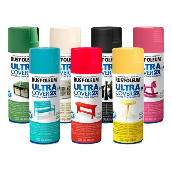 Pintura Aerosol Ultra Cover 2x 420 Ml / 340 Gr. Rust Oleum