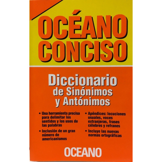 Oceano Conciso. Diccionario De Sinonimos Y Antonimos - Ocean