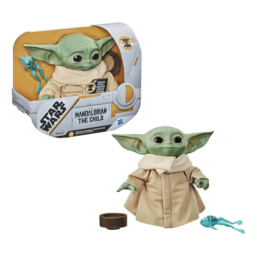 Mascota Electrónica Hasbro Star Wars Baby Yoda The Child 3+ Color Verde