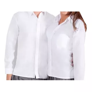 Camisa Escolar - Colegial Blanca Cuello Corbata Tallas 6a16