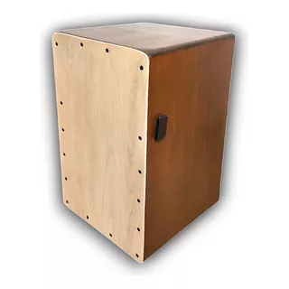 Cajón Profesional Dual Peruano Flamenco Con Bordona Dy Music