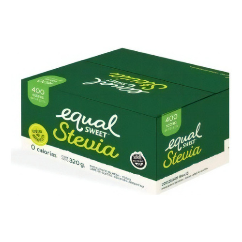 Edulcorante Sobres Equalsweet Stevia (400 X 0,8 Gr)