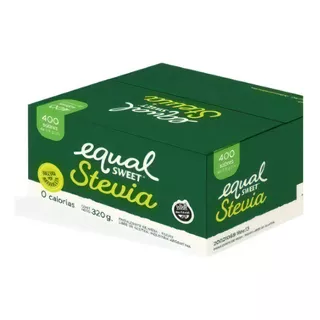 Edulcorante Sobres Equalsweet Stevia (400 X 0,8 Gr)