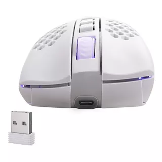 Mouse Gamer Redragon Storm Pro White M808w-ks Wireless Rgb F
