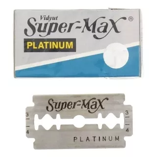 Hojas De Afeitar Super Max Platinum X 5 Unidades - Eco