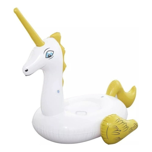 Unicornio Inflable Flotador Chico Pileta 165cm Bestway 41104