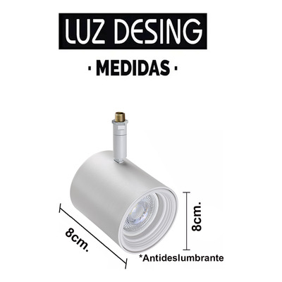 Pack X 6 Cabezal Para Dicro Led Gu10 2025 Blanco Eclipse