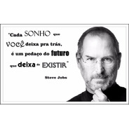 Poster Hd Steve Jobs Foto 60x90cm Cartaz Frase Motivacional