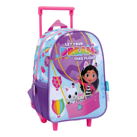 Mochila Carro Gabby Dollhouse Rosa Dreams 12 Jardin Color Lila