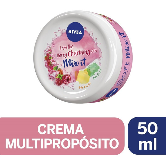 Crema Multipropósito Nivea Soft Mix It Berry 50ml