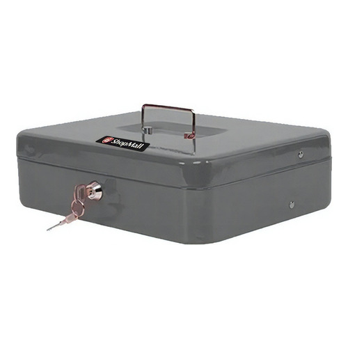 Caja De Dinero Fuerte Seguridad Cash Box Metálica 20 Cm 