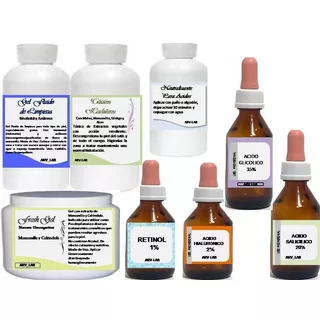 Kit A.salicilico + A. Glicolico 35% Acne Arrugas Reafirmante