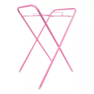 Suporte Para Banheira Desmontável Prático Super Compacto Cor Rosa