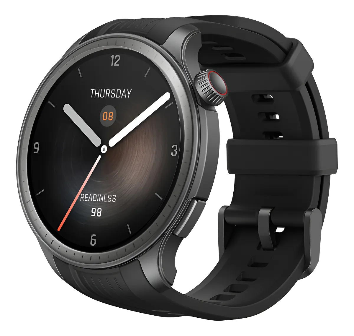 Smartwatch Amazfit Balance com GPS e Alexa (preto meia-noite) Cor da capa preta Cor da pulseira preta